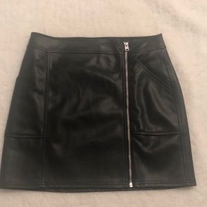 Sexy express mini pleather skirt